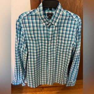J. Crew Slim Long-sleeve Plaid Flex Casual Shirt - UNTUCKED